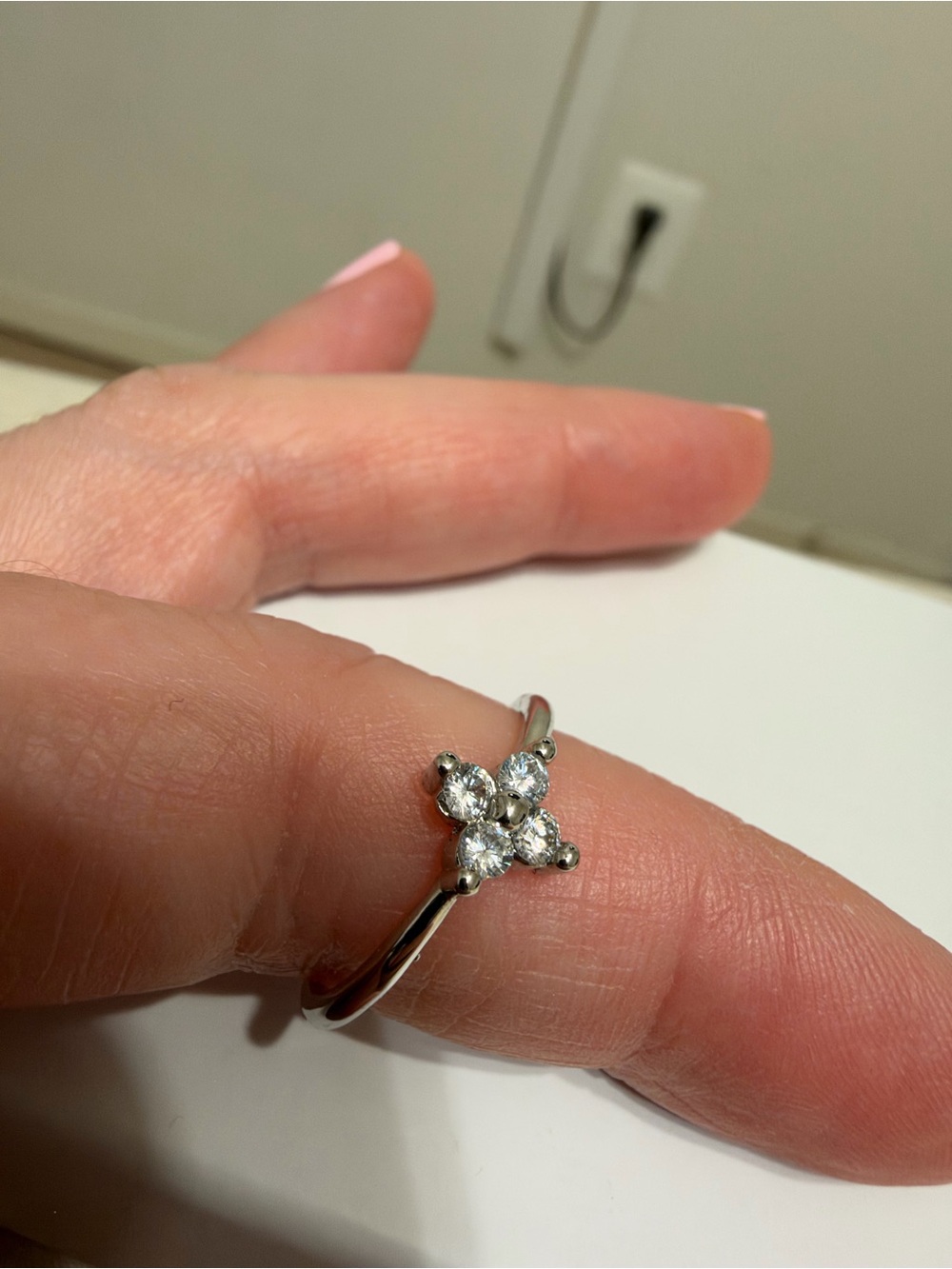 Stainless Steel Clover Ring